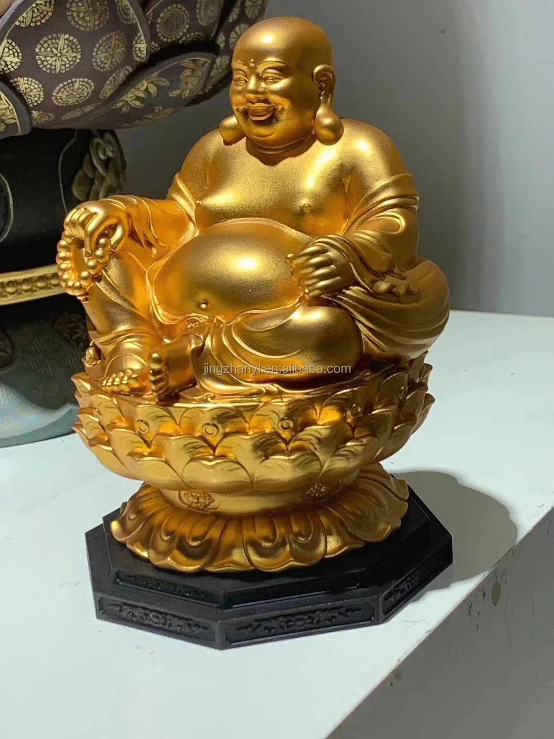 Chinese Sakyamuni Buddha Statue Gold Ornament Design and Customization Buddha Statue Ornament Manufacturing Buddha Statue Mold