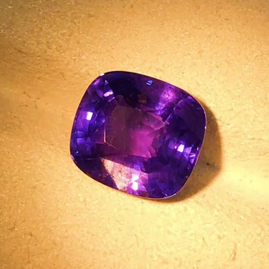 Sri Lanka Loose Stone for Jewelry Making CGL 11.15ct Natural Unheated Violet Purple Color Change Sapphire