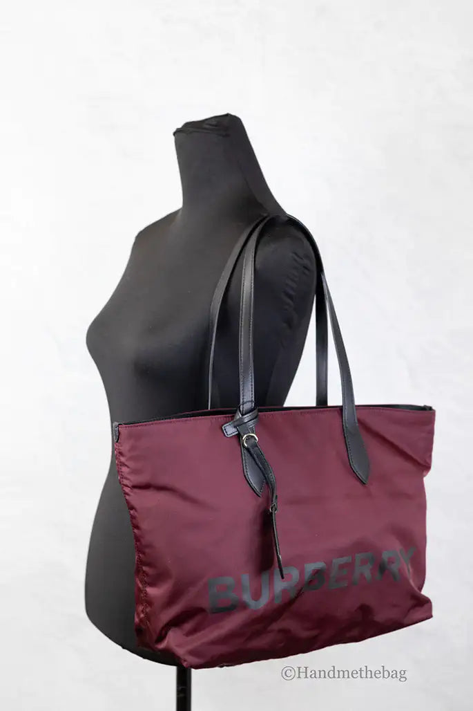 Burberry Burgundy Shoulder Bag