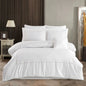 Hobby Queen 800 TC Satin Double Duvet Cover Set - Cream