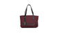 Burberry Small Burgundy Logo Branded Econyl Nylon Tote Bag