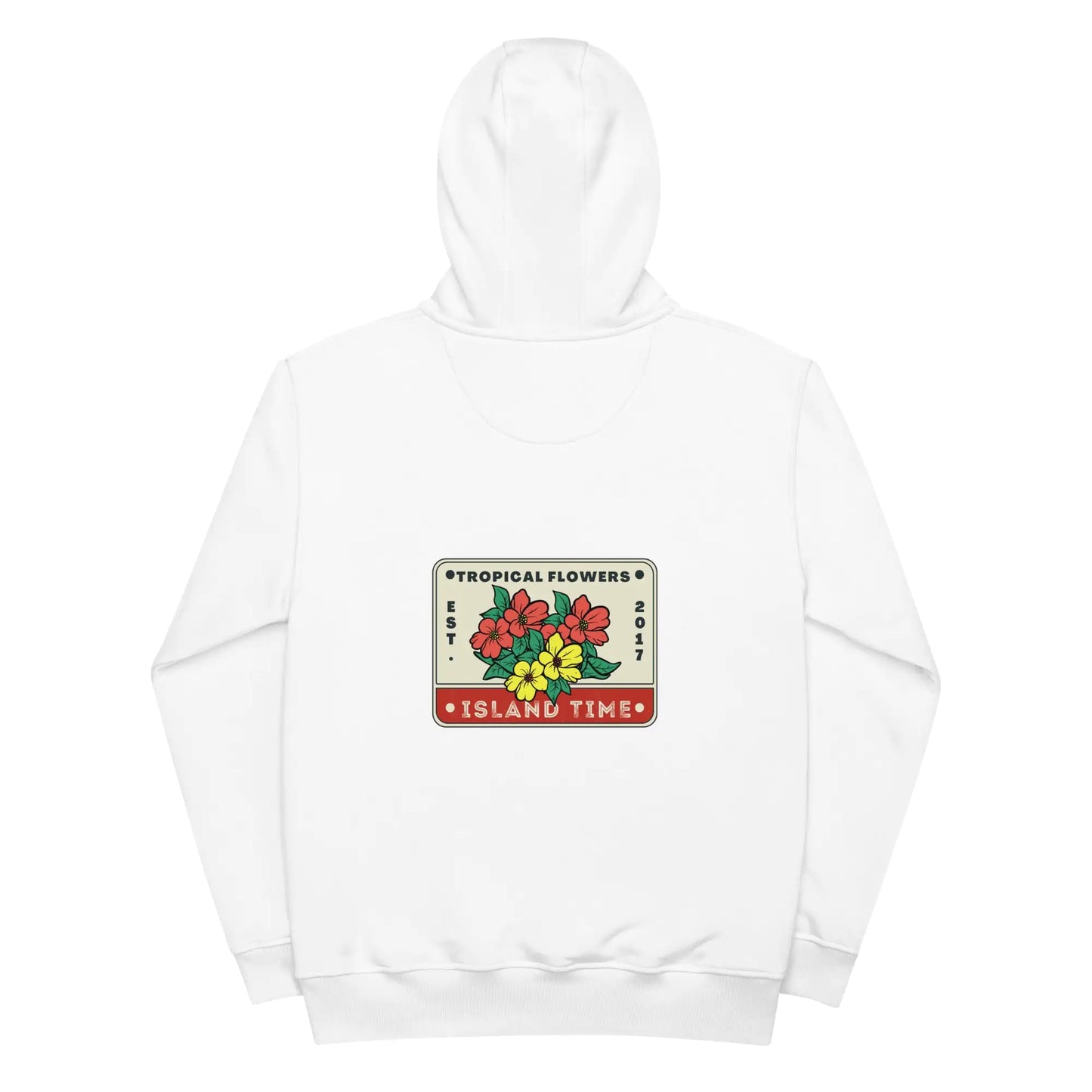 Tropical flowers hoodie